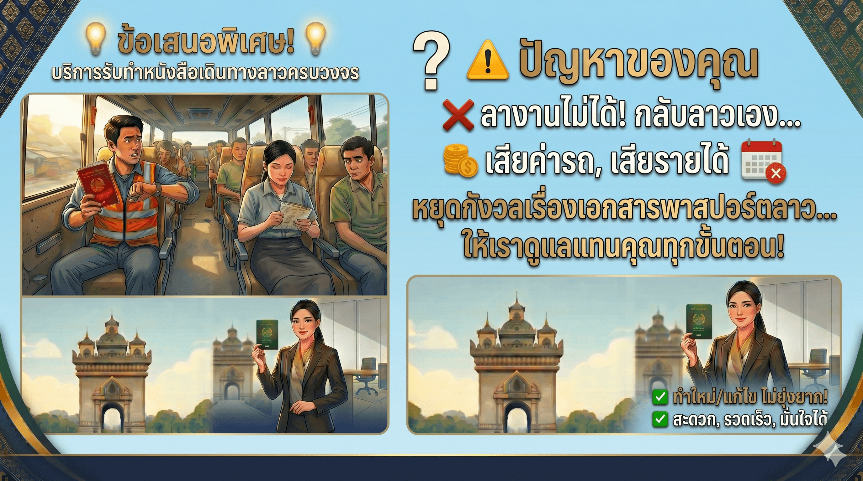 ทำพาสปอร์ตลาว