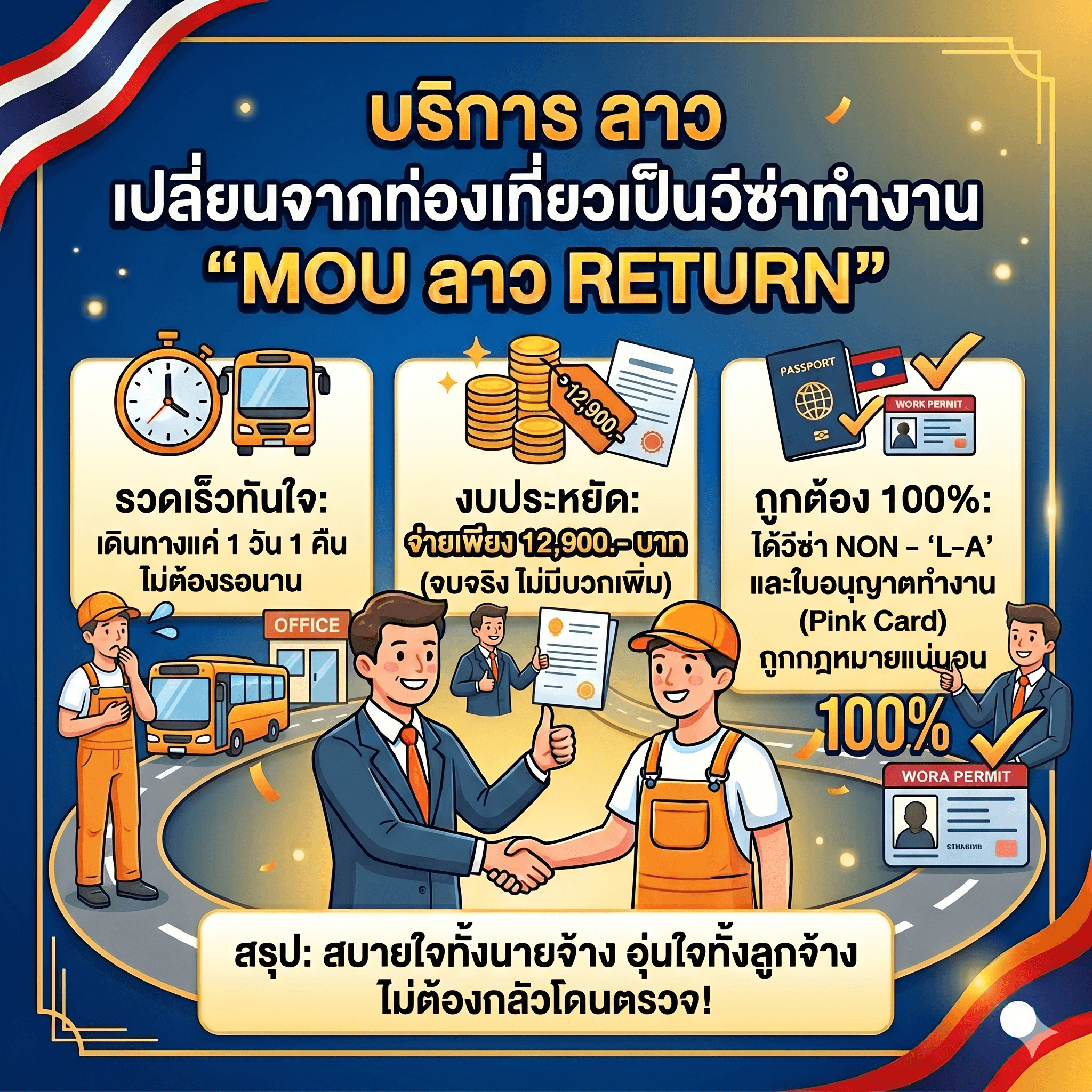 "3 ขั้นตอนง่ายๆ เปลี่ยนวีซ่าท่องเที่ยวเป็นวีซ่าทำงานฉบับรวดเร็ว!"